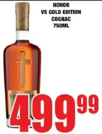 Boxer Liquors Honor vs gold edition cognac offer