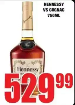 Boxer Liquors Hennessy vs cognac offer