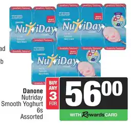 Spar Danone Nutriday Smooth Yoghurt Assorted offer
