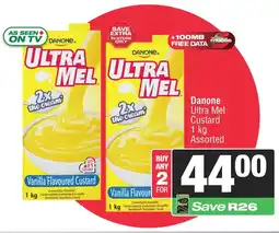 Spar Danone Ultra Mel Custard Assorted offer