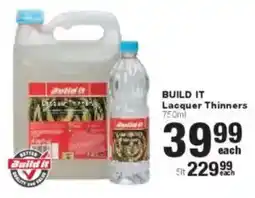 Build It Build it Lacquer Thinners offer
