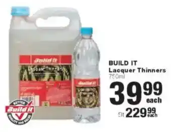 Build It Build it Lacquer Thinners offer