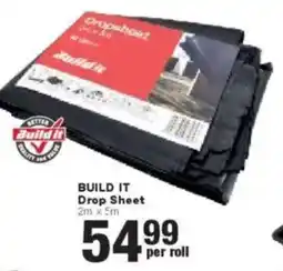 Build It Build it Drop Sheet offer