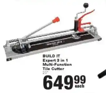 Build it Expert 3 in 1 Multi-Function Tile Cutter