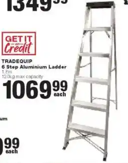 Build It Tradequip 6 Step Aluminium Ladder offer