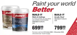 Build It Build it Acrylic Roof Standard Colours offer