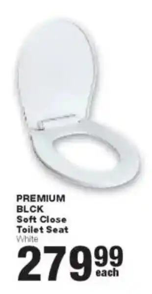 Build It Premium Blck Soft Close Toilet Seat White offer