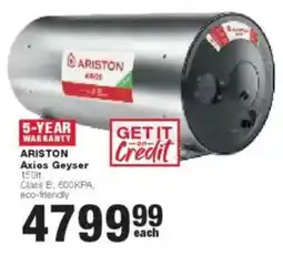 Build It Ariston Axios Geyser offer