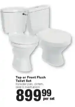 Build It Top or Front Flush Toilet Set offer