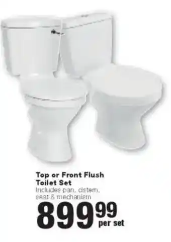 Build It Top or Front Flush Toilet Set offer
