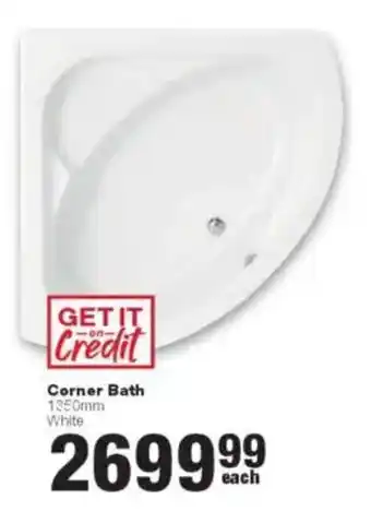 Build It Corner Bath offer