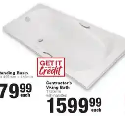 Build It Contractor's Viking Bath offer