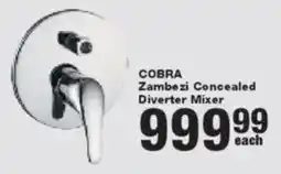Build It Cobra Zambezi Concealed Diverter Mixer offer