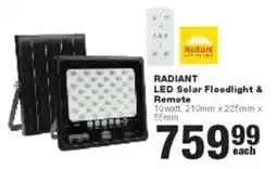 Build It Radiant LED Solar Floodlight & Remote offer