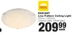 Build It Radiant Line Pattern Ceiling Light offer
