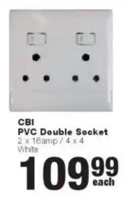 Build It CBI PVC Double Socket offer