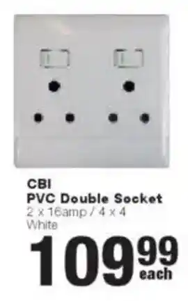 Build It CBI PVC Double Socket offer