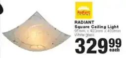 Build It Radiant Square Ceiling Light offer