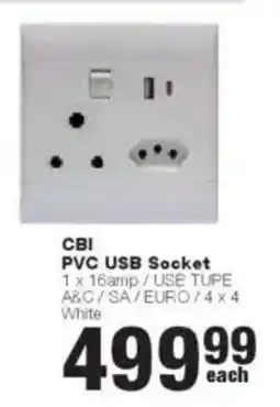 Build It CBI PVC USB Socket offer