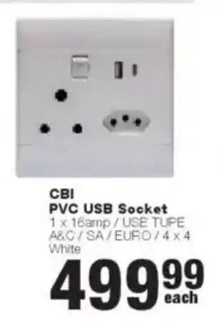 Build It CBI PVC USB Socket offer