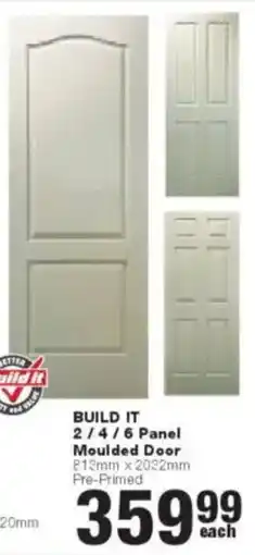Build It Build it 2/4/6 Panel Moulded Door offer