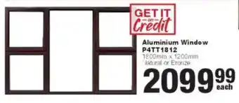 Build It Aluminium Window P4TT1812 offer