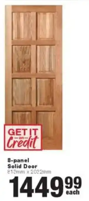 Build It 8-panel Solid Door offer