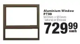 Build It Aluminium Window PT99 offer