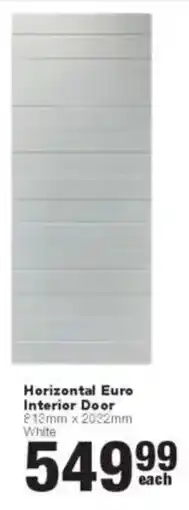Build It Horizontal Euro Interior Door offer