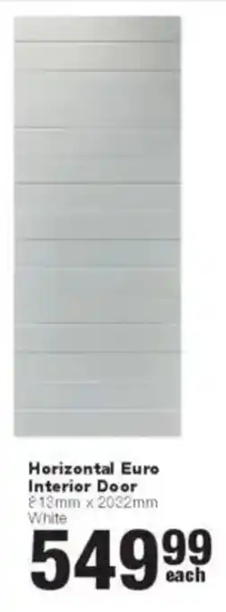 Build It Horizontal Euro Interior Door offer