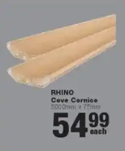 Build It Rhino cove cornice offer