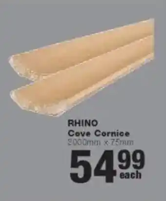 Build It Rhino cove cornice offer