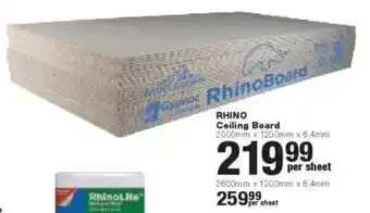 Build It Rhino Ceiling Board offer