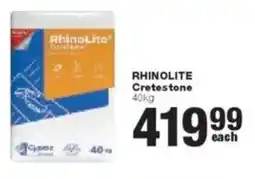 Build It RhinoLite Cretestone offer