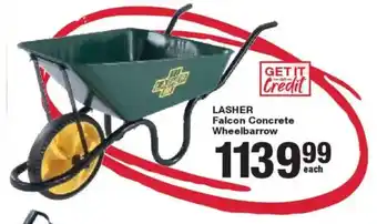 Build It Lasher Falcon Concrete Wheelbarrow offer