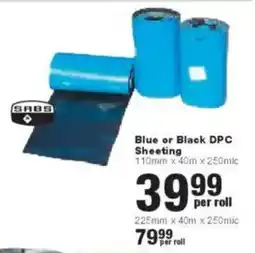 Build It Blue or Black DPC Sheeting offer