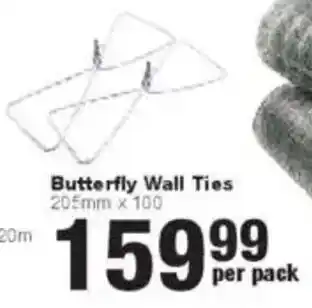 Build It Butterfly Wall Ties offer