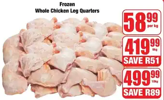 Boxer Superstores Frozen Whole Chicken Leg Quarters offer