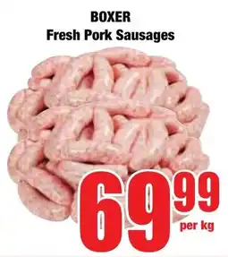 Boxer Superstores BOXER Fresh Pork Sausages offer