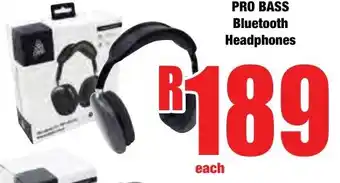 Boxer Superstores PRO BASS Bluetooth Headphones offer