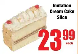Boxer Superstores Imitation Cream Cake Slice offer