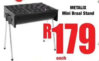 Boxer Superstores METALIX Mini Braai Stand offer