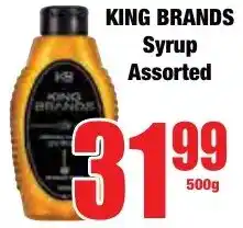 Boxer Superstores KING BRANDS Syrup Assorted offer