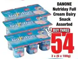 Boxer Superstores DANONE Nutriday Full Cream Dairy Snack Assorted offer
