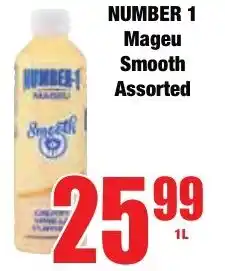 Boxer Superstores NUMBER 1 Mageu Smooth Assorted offer