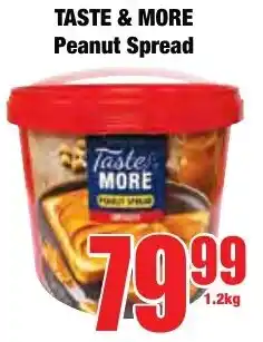 Boxer Superstores TASTE & MORE Peanut Spread offer