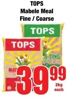 Boxer Superstores TOPS Mabele Meal Fine/ Coarse offer