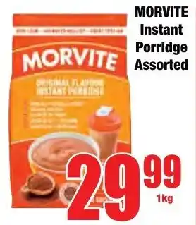 Boxer Superstores MORVITE Instant Porridge Assorted offer