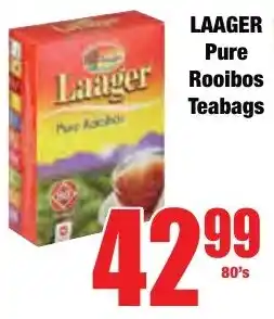 Boxer Superstores LAAGER Pure Rooibos Teabags offer