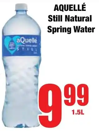 Boxer Superstores AQUELLÉ Still Natural Spring Water offer